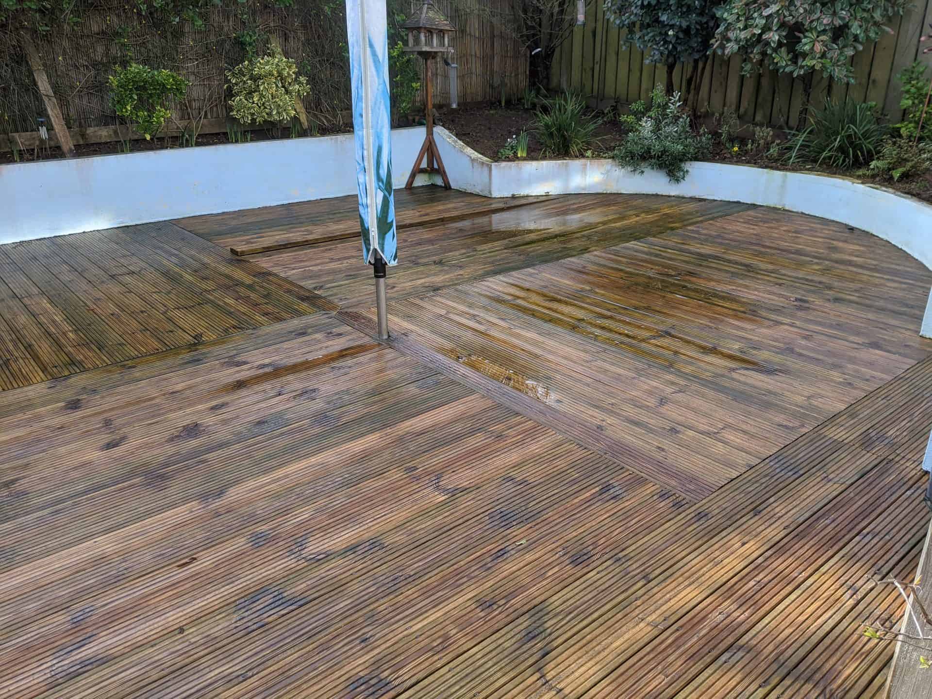 Decking Cleaning After
